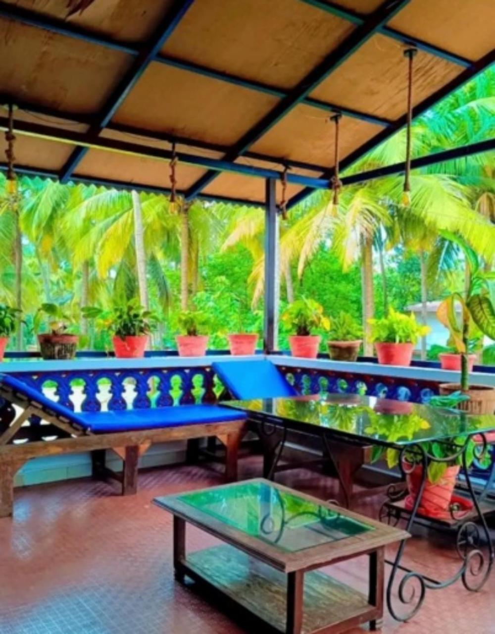 Villa Curlies Blue House Anjuna Exterior foto