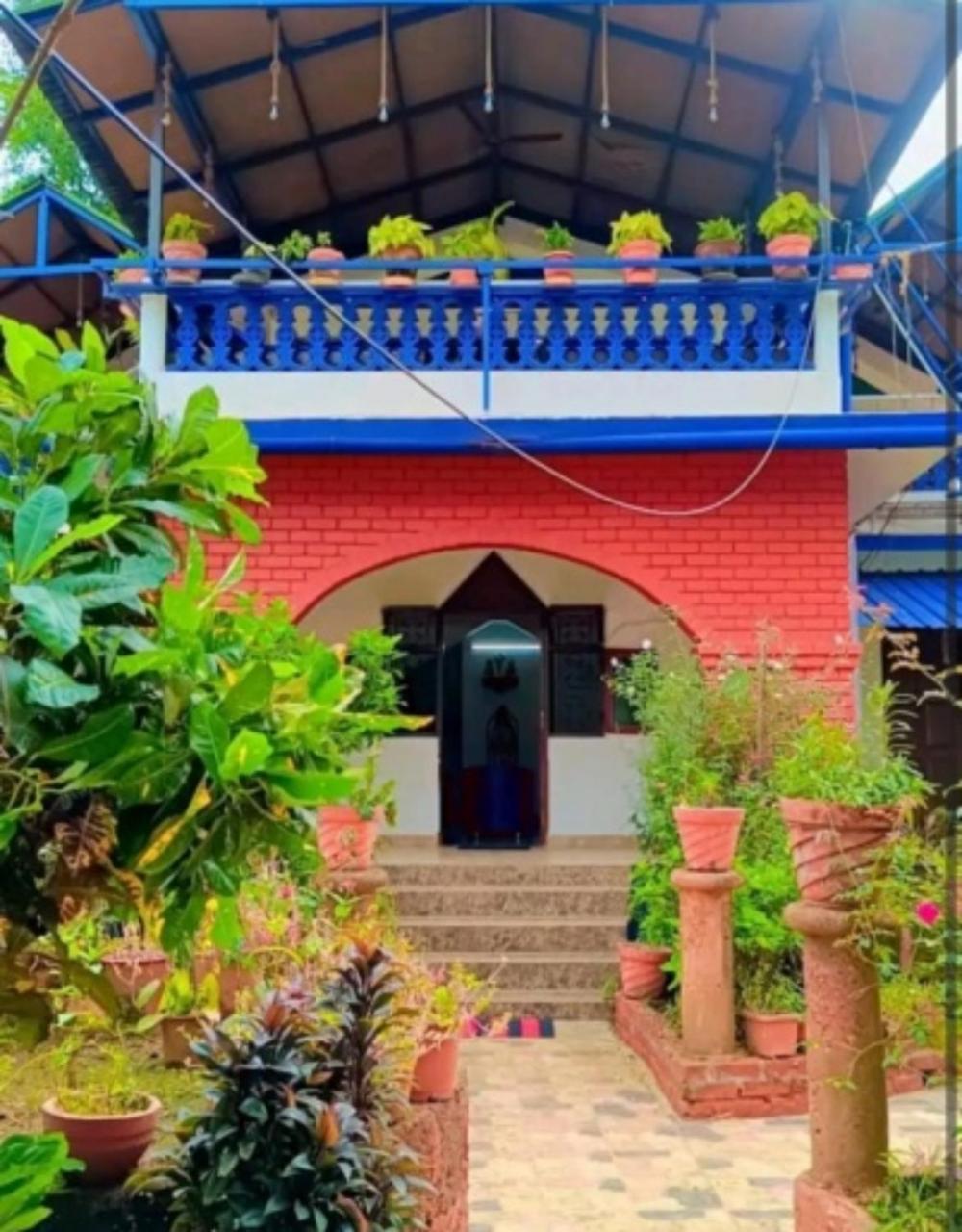 Villa Curlies Blue House Anjuna Exterior foto
