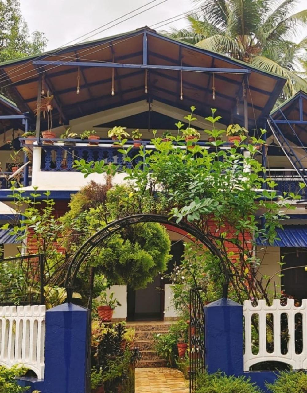 Villa Curlies Blue House Anjuna Exterior foto